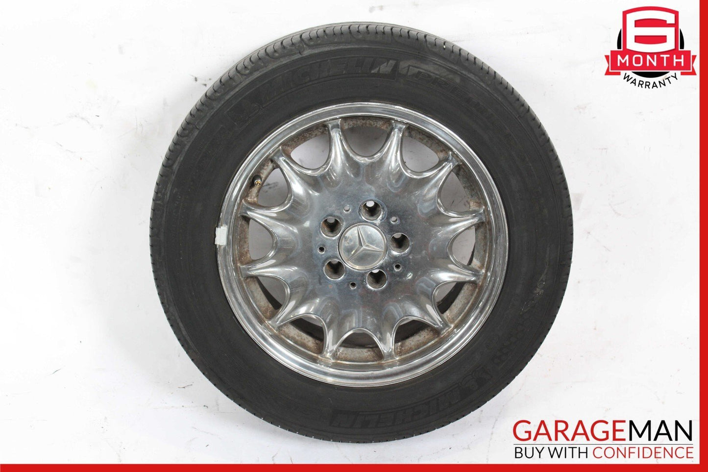 90-02 Mercedes R129 SL320 SL500 SL600 8 x 16 R16 Wheel Tire Rim Chrome OEM