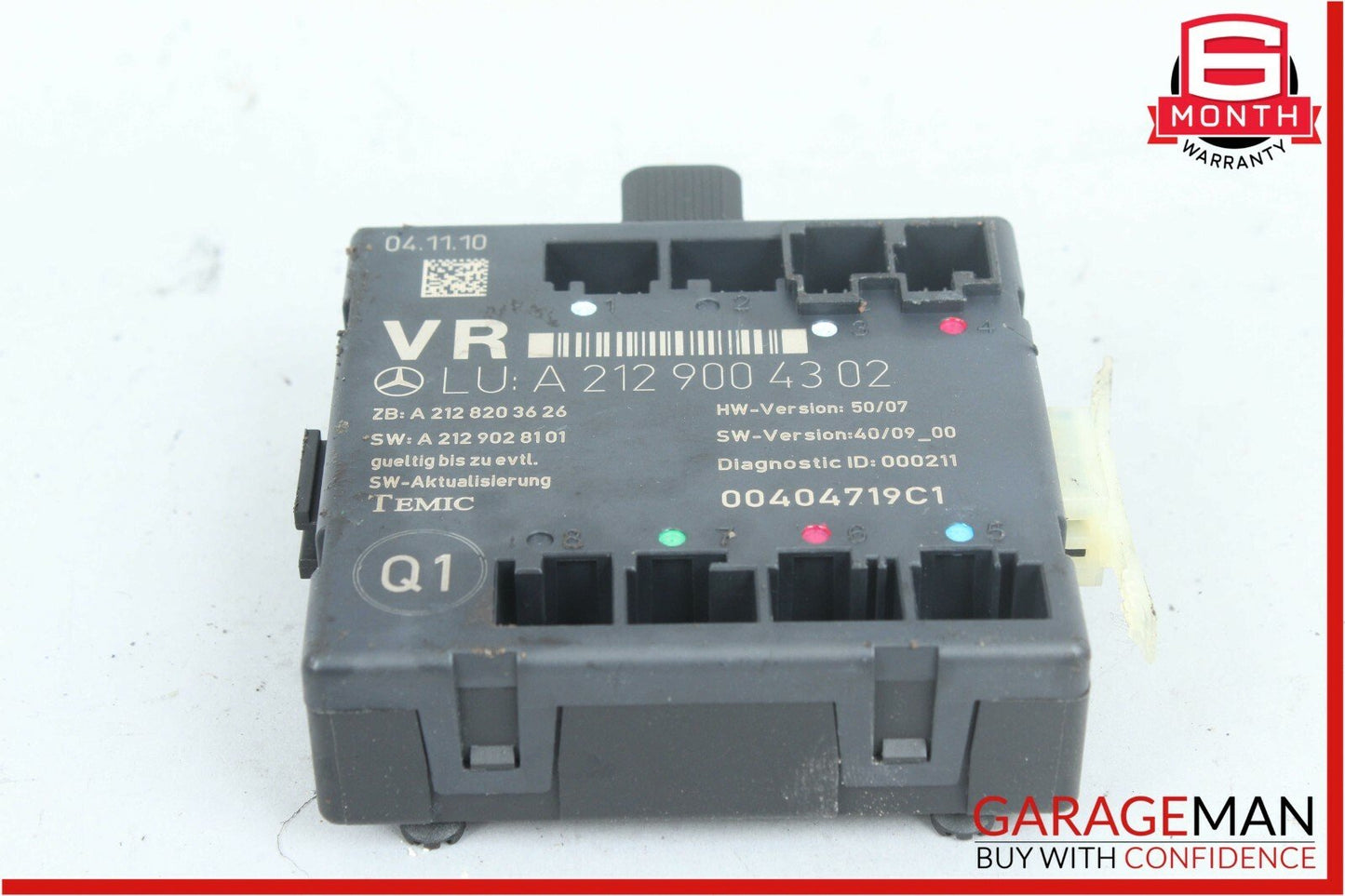 10-13 Mercedes W207 E350 E550 E63 AMG Front Right Side Door Control Module OEM