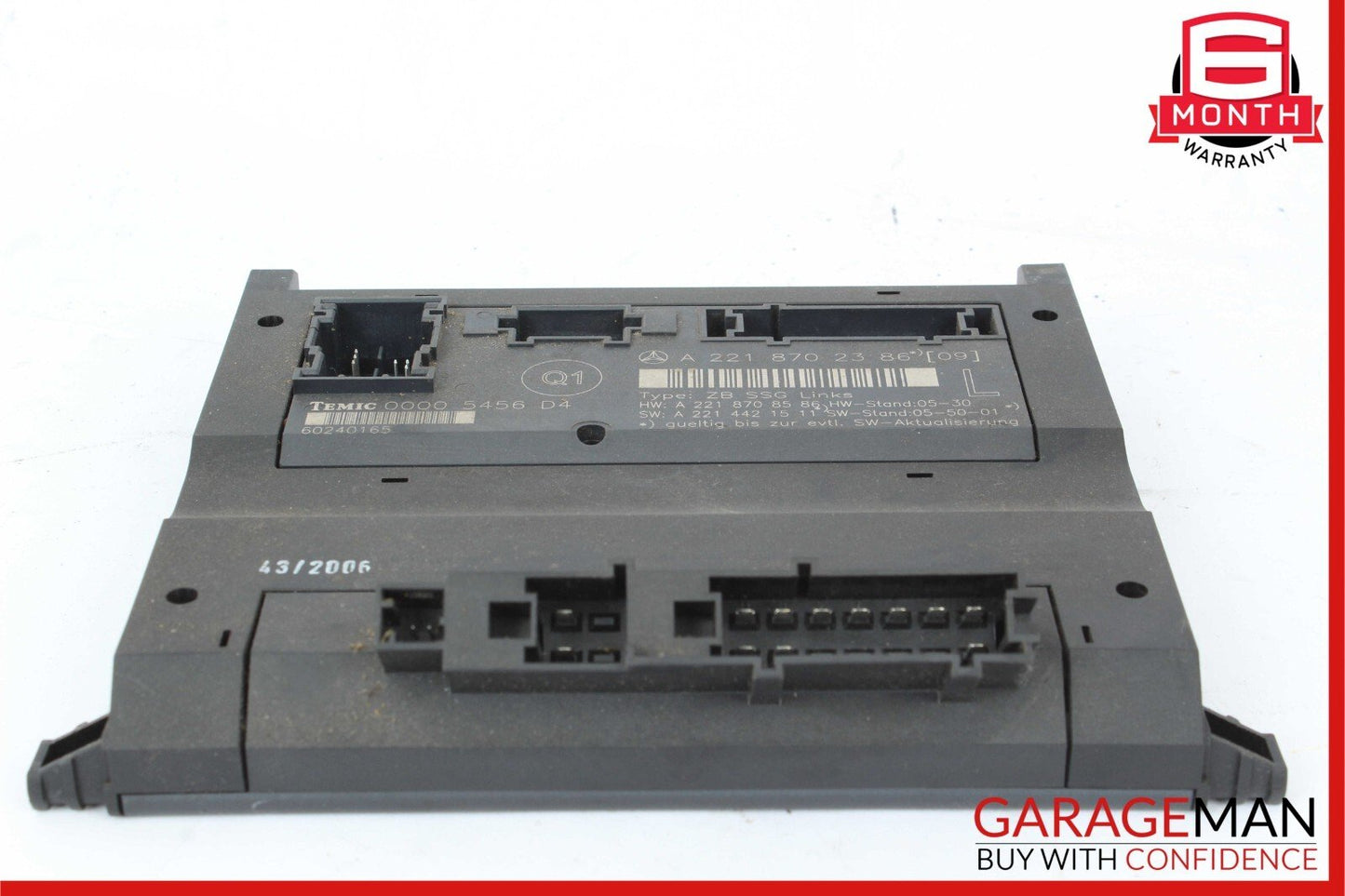 07-13 Mercedes W221 S550 S400 Front Left Driver Side Under Seat Controller Unit