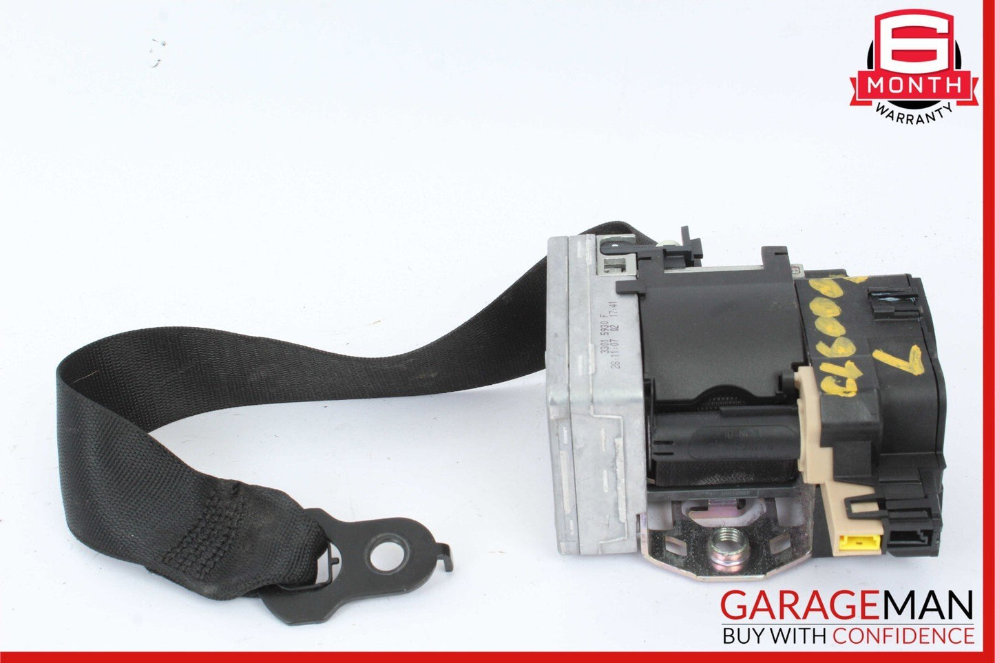 02-06 Mercedes W215 CL600 CL500 CL55 Front Left Side Seat Belt Retractor Black