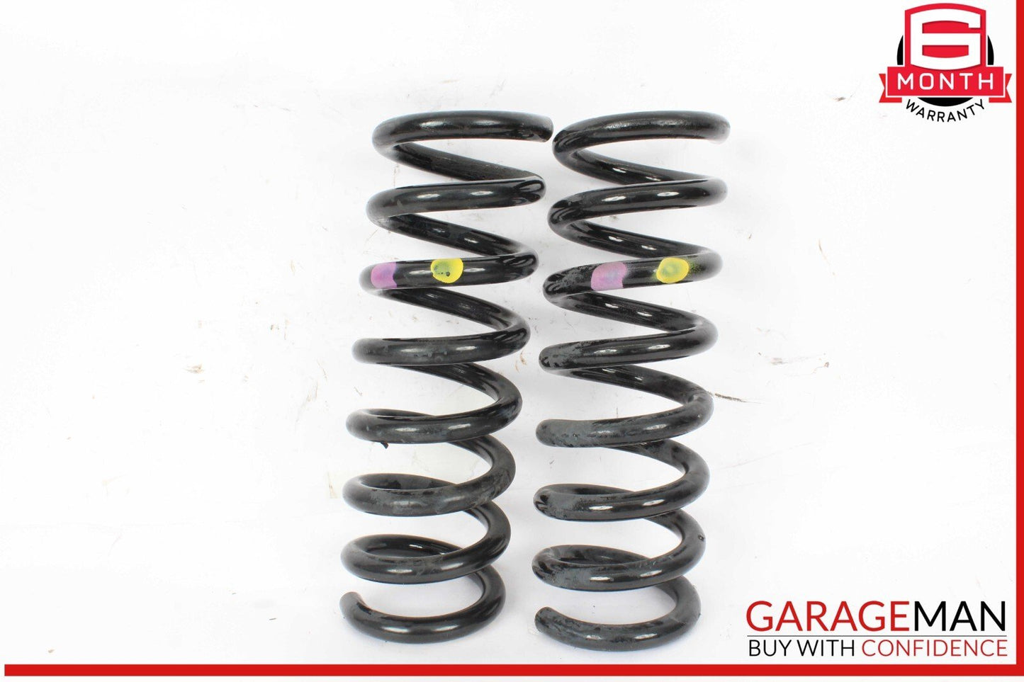 08-14 Mercedes W204 C250 Rear Right and Left Side Suspension Coil Spring Set OEM