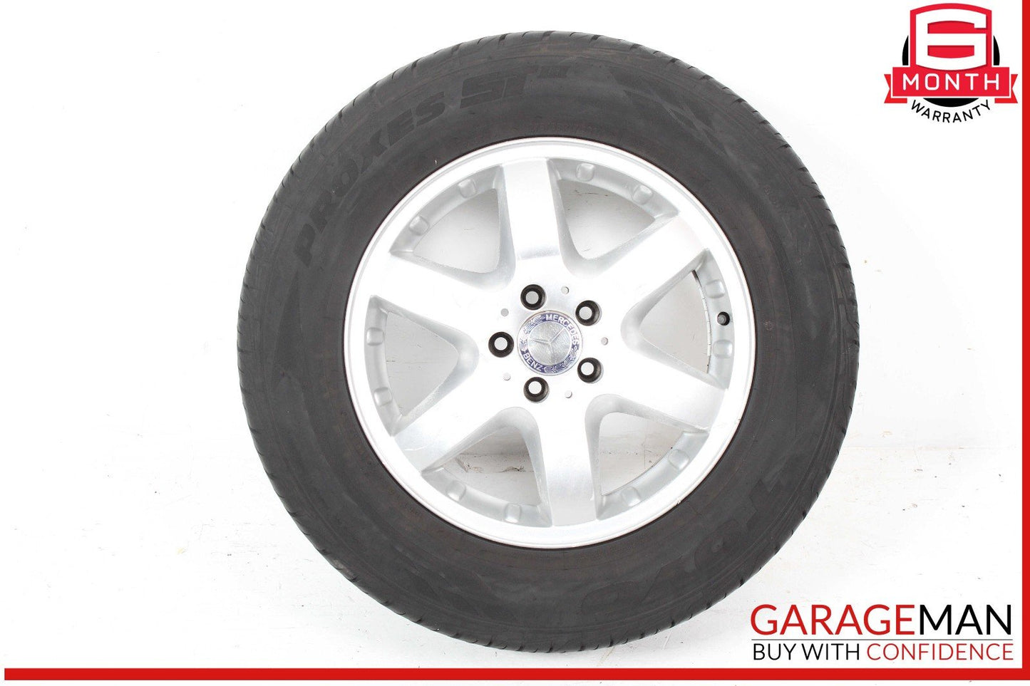 98-05 Mercedes W163 ML500 ML430 8.5 X 17 17" Wheel Tire Rim 1634012702 OEM