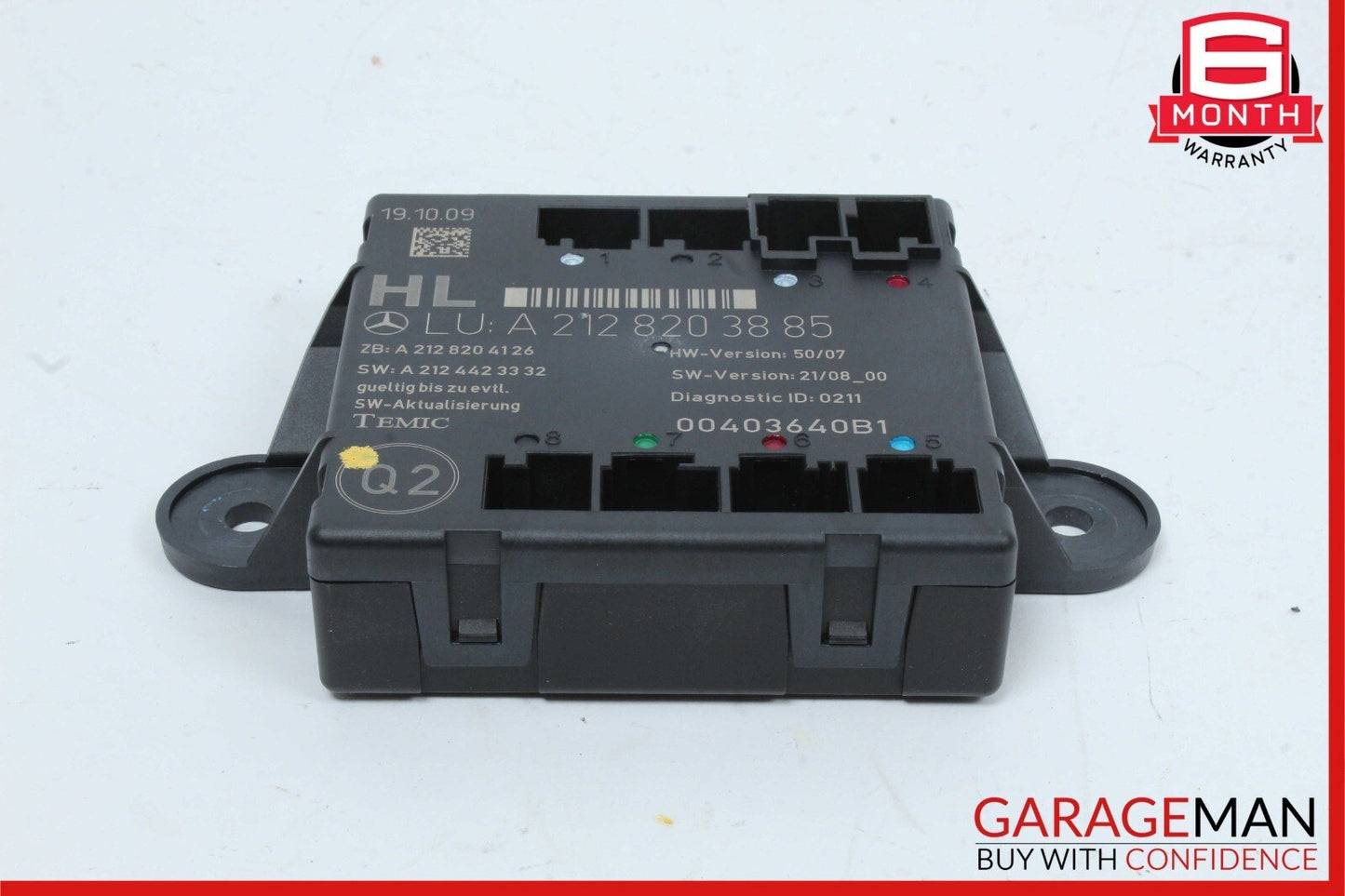 08-18 Mercedes C300 E350 CLS550 Rear Left Side Door Control Module Unit