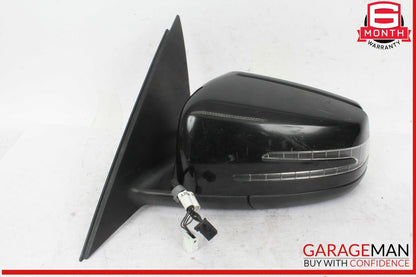 10-11 Mercedes W204 C300 C250 C350 Front Left Side Rear View Door Mirror Black