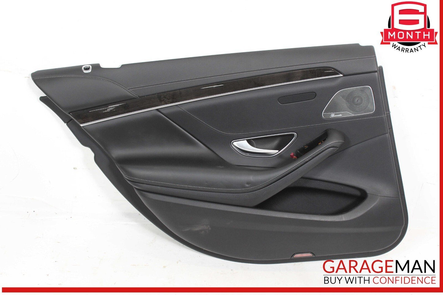 14-17 Mercedes W222 S550 S500 Rear Left Side Interior Door Panel Cover OEM