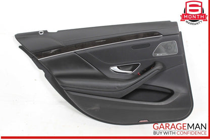 14-17 Mercedes W222 S550 S500 Rear Left Side Interior Door Panel Cover OEM
