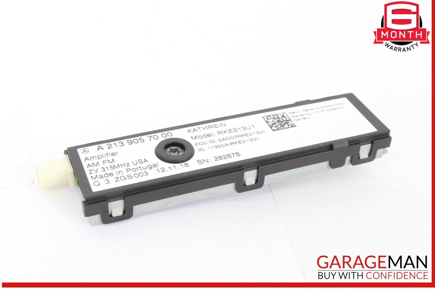 17-19 Mercedes W213 E300 Rear Right Side Antenna Amplifier Module Unit OEM