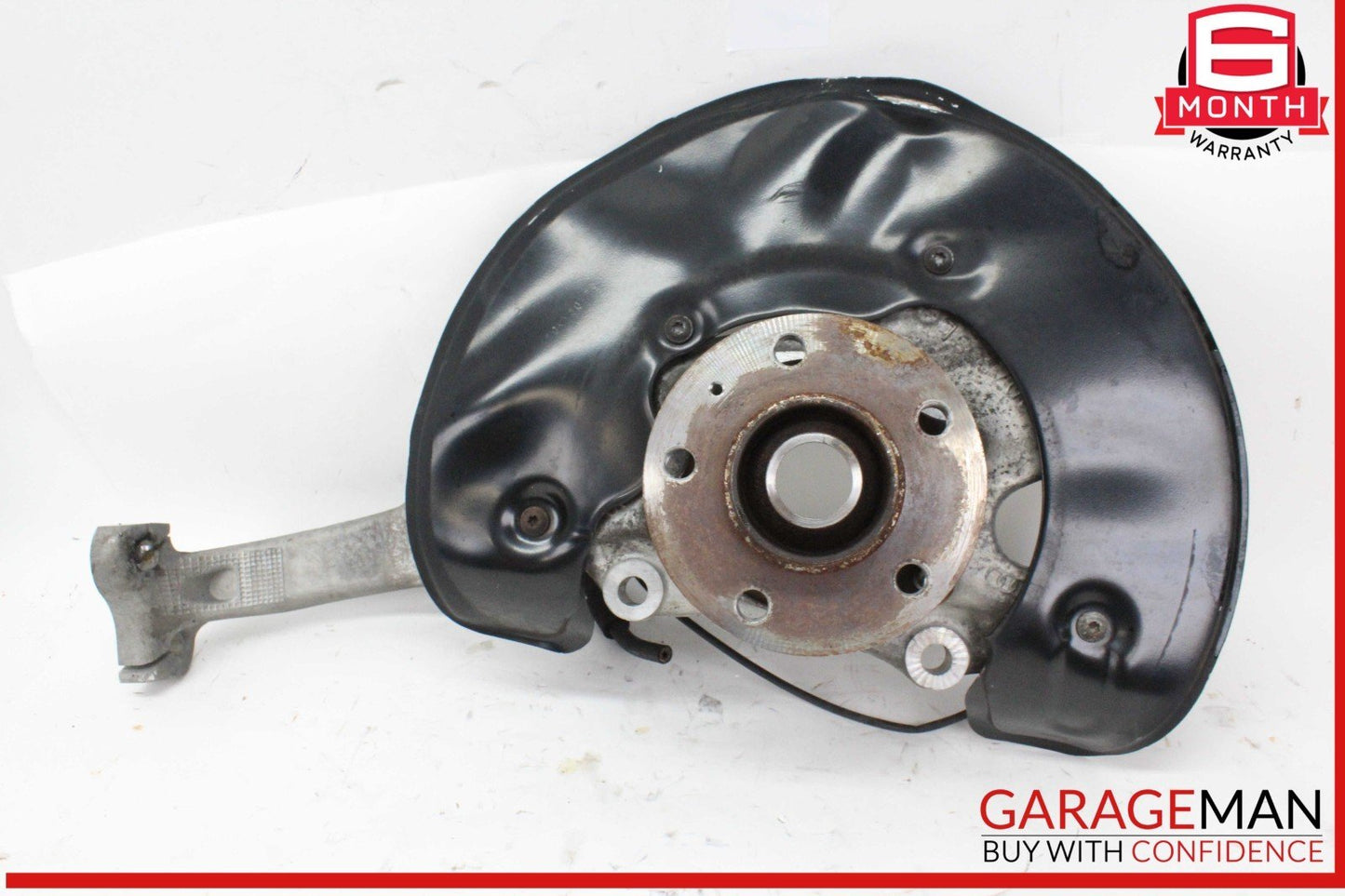 11-18 Audi A8 S8 Front Right Side Spindle Knuckle Wheel Hub 4H0407242L OEM