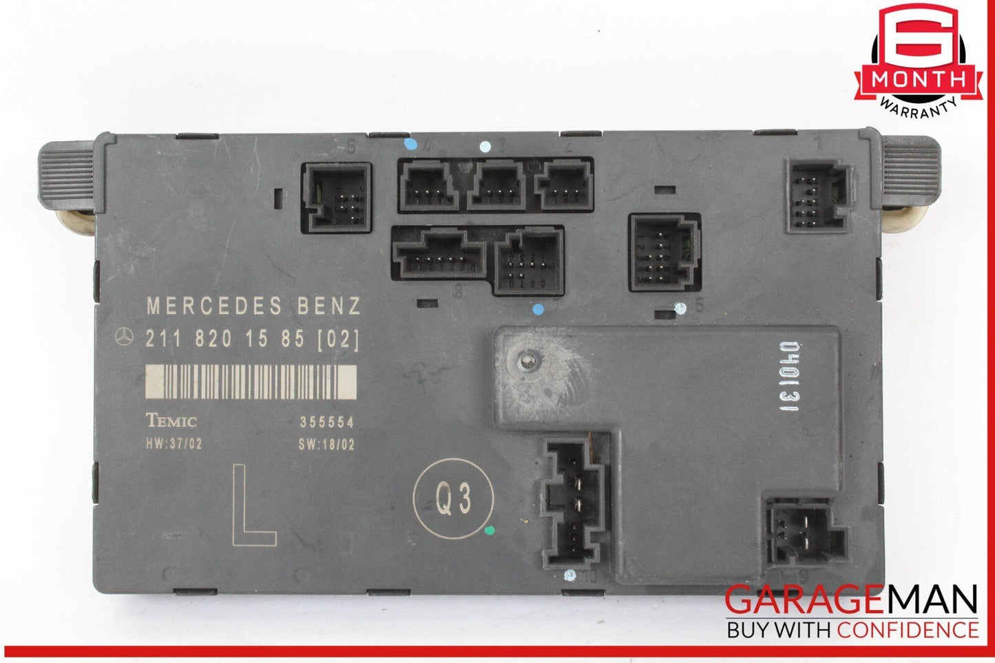 03-09 Mercedes W211 E500 Front Left Driver Side Door Control Module Unit