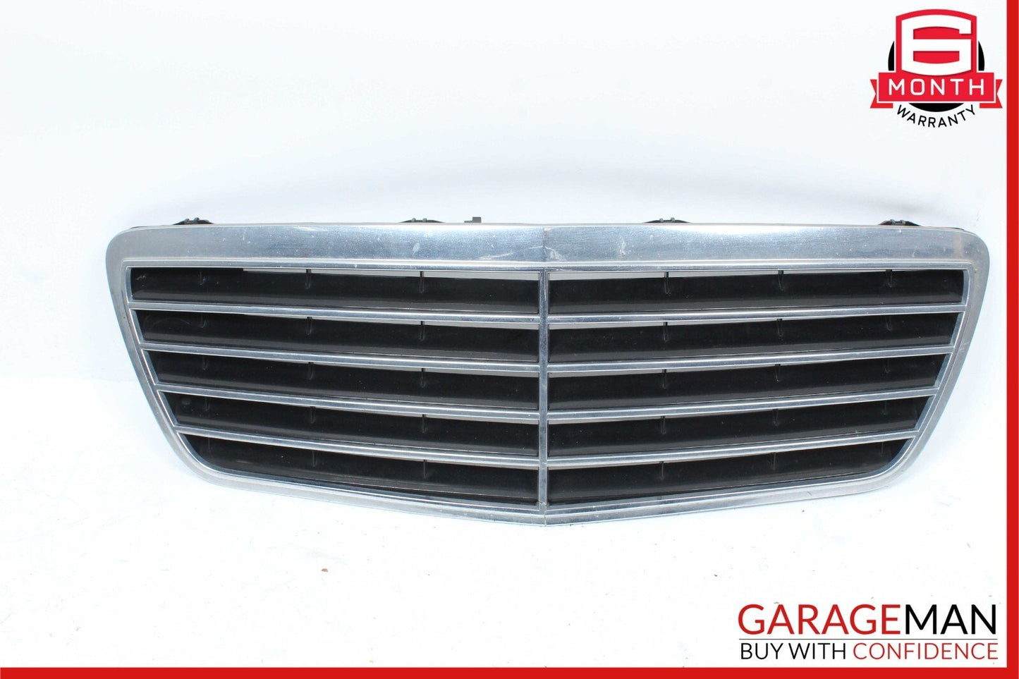 98-02 Mercedes W210 E320 4Matic Front Bumper Center Mesh Grilles Grill Panel OEM