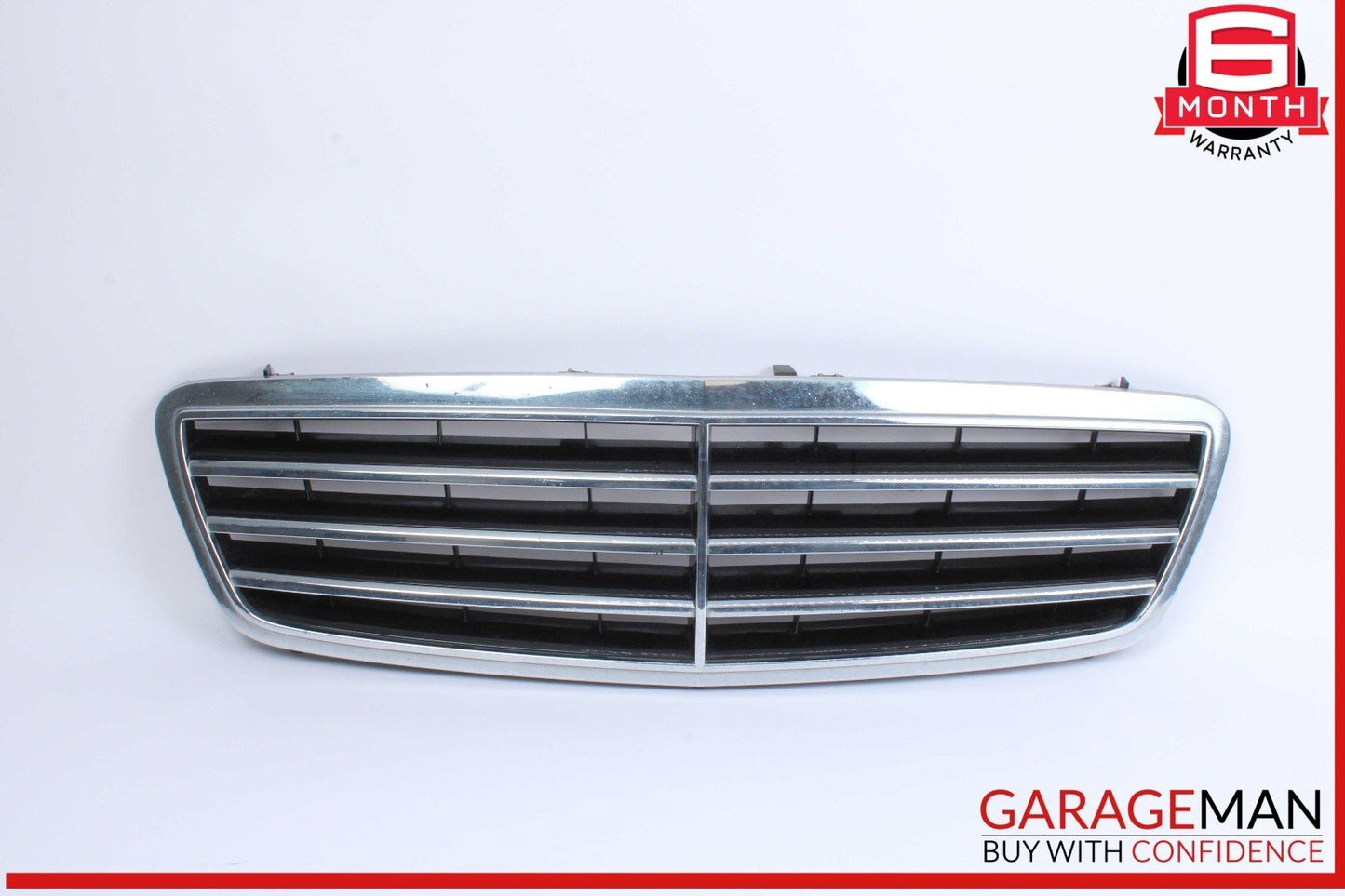 05-07 Mercedes W203 C230 Front Hood Radiator Grille Grill Trim Cover Chrome OEM
