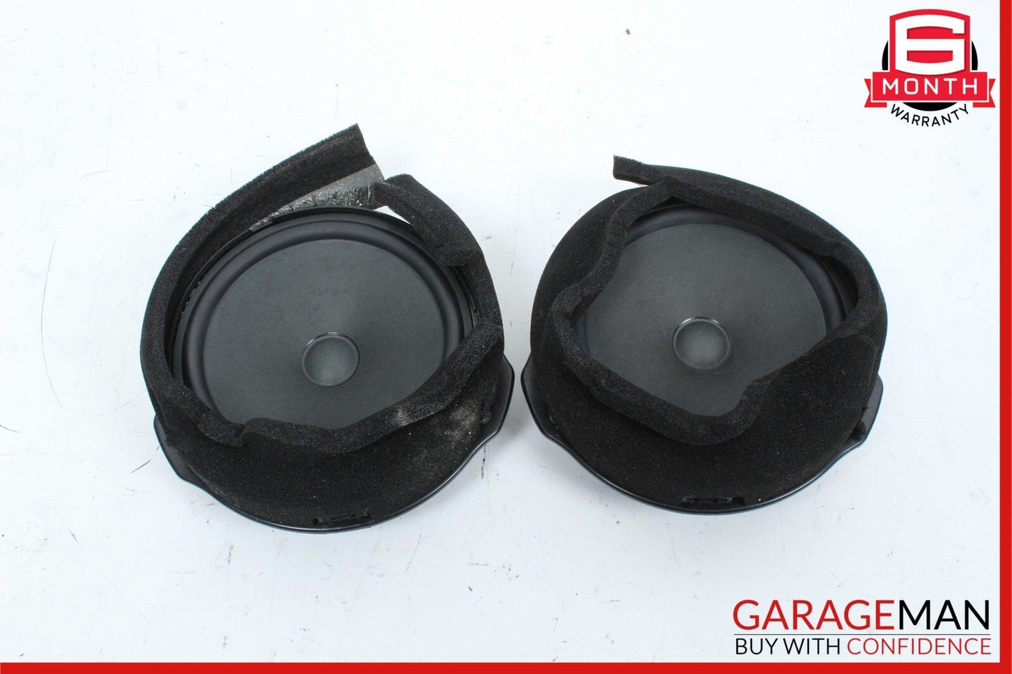 08-14 Mercedes W204 C300 Rear Right & Left Door Sound Speakers Set of 2 OEM