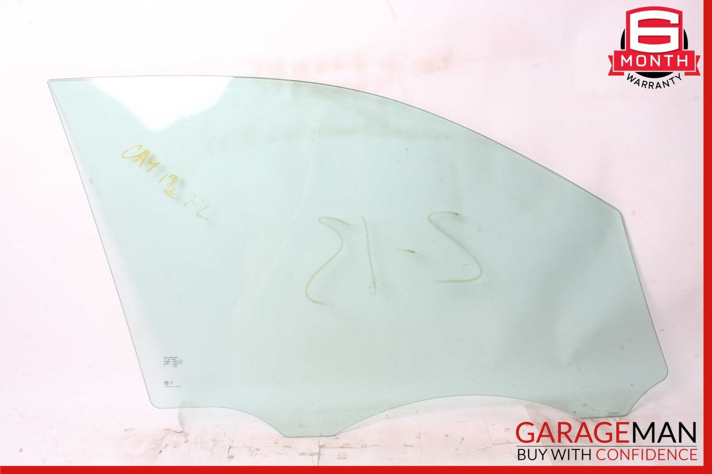 11-18 Porsche Cayenne 958 Front Left Driver Side Door Window Auto Glass OEM