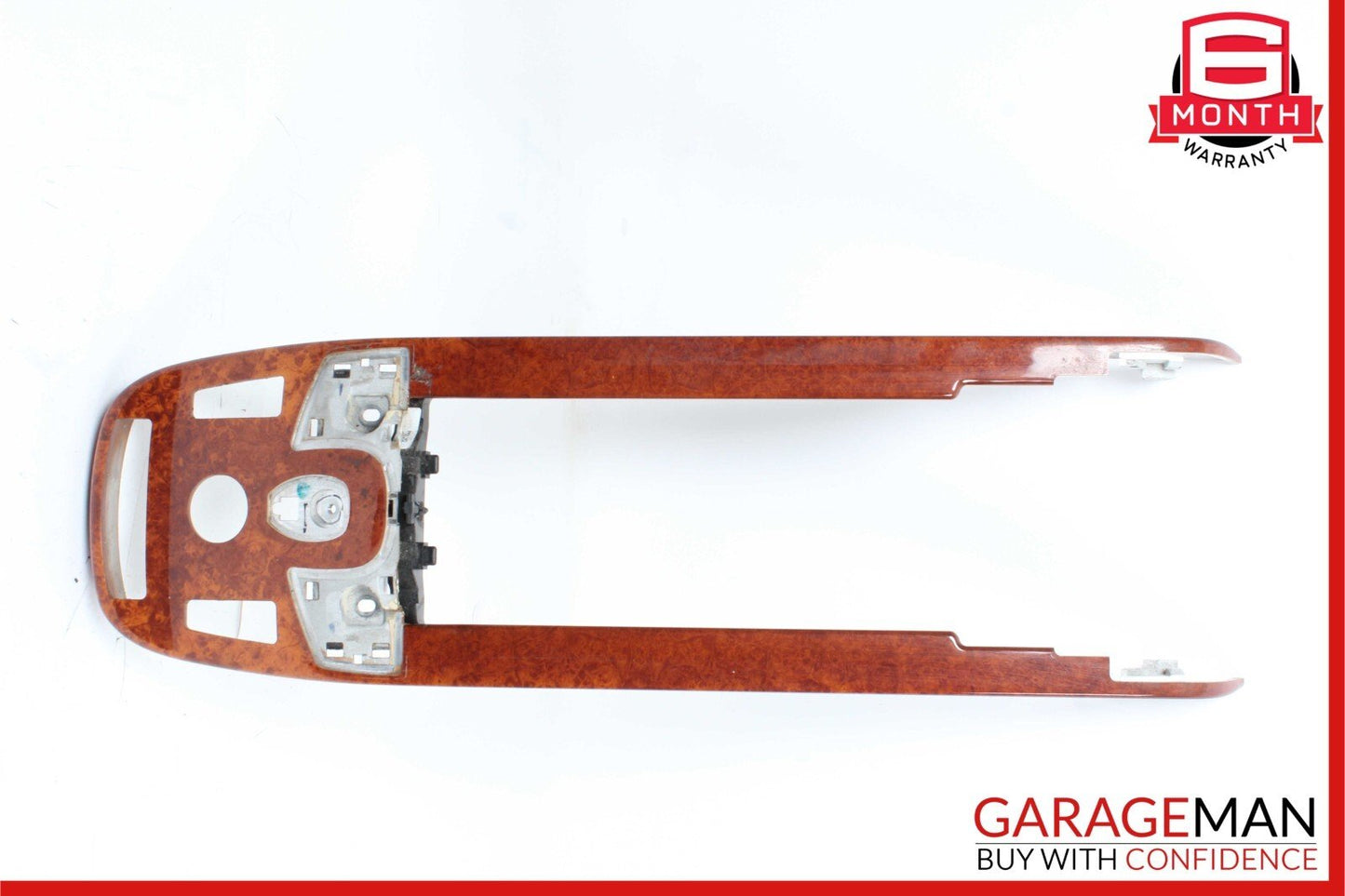 07-09 Mercedes W221 S550 Center Console Arm Rest Armrest Trim Panel Cover Wood