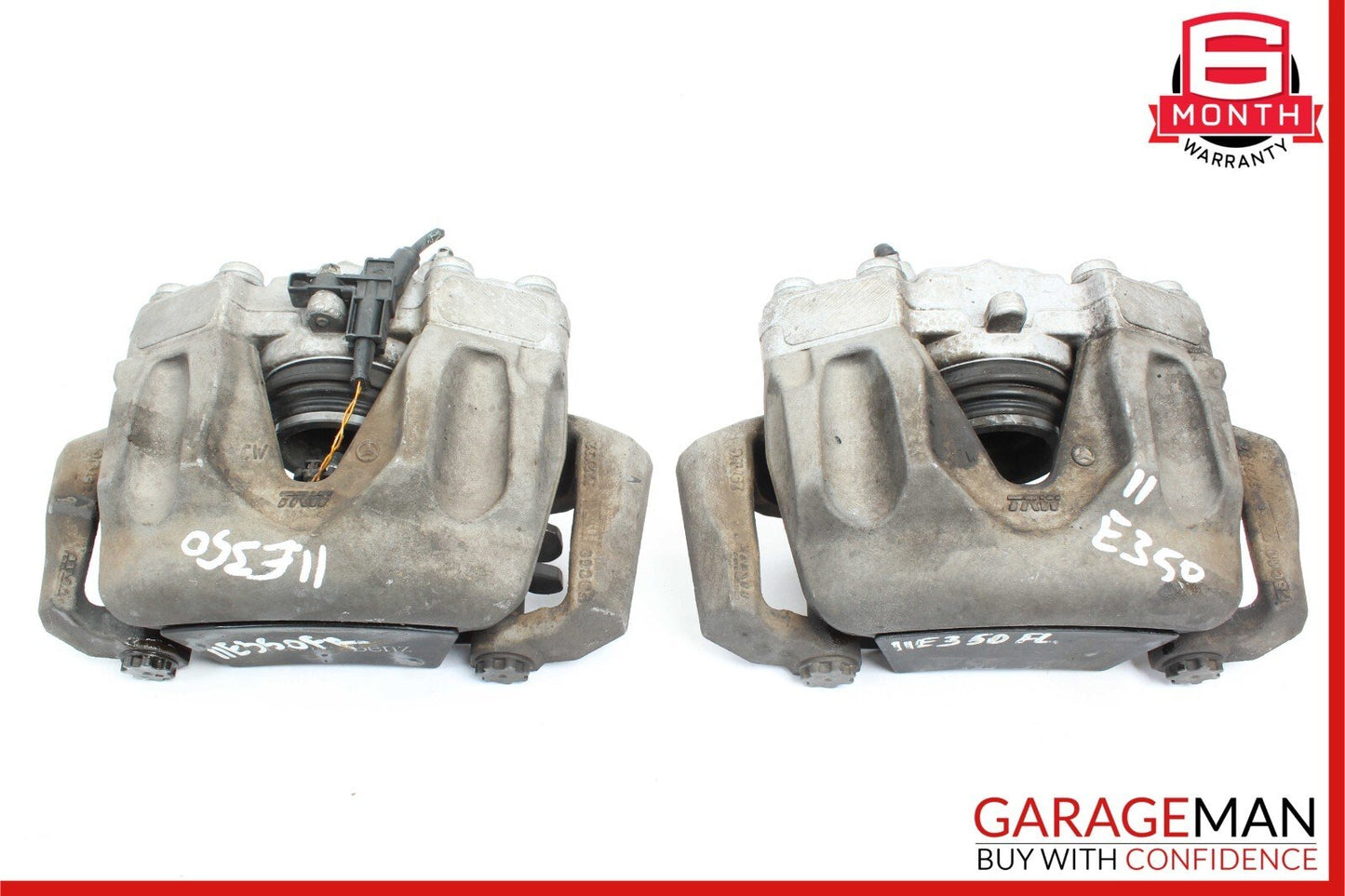 10-14 Mercedes W212 E350 Front Brake Calipers Left and Right Set Of 2 Pc OEM