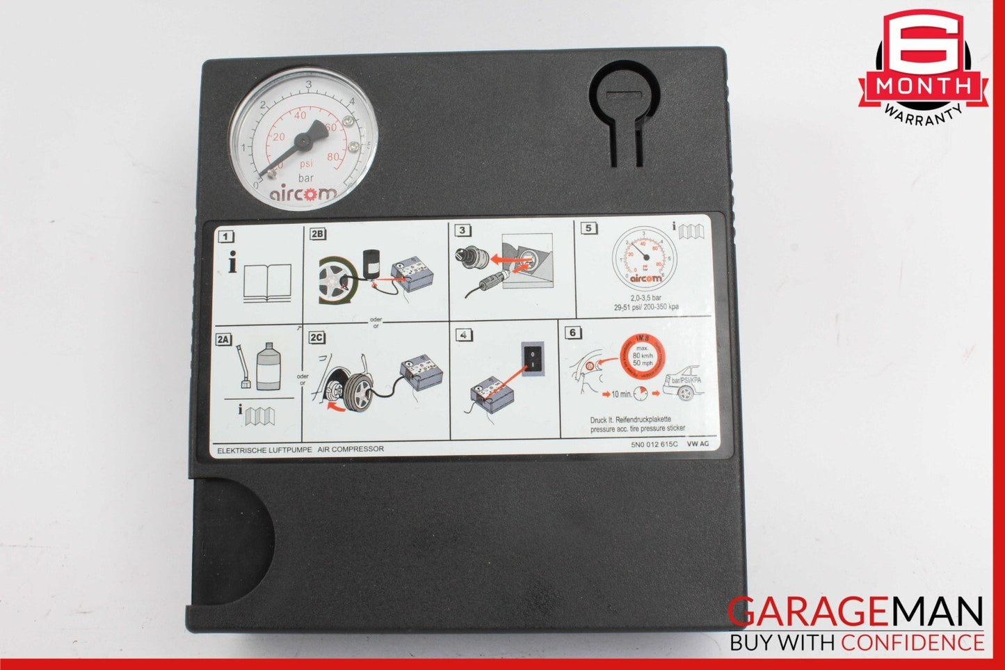 15-24 Porsche Macan Turbo 95B Trunk Spare Tire Air Compressor OEM