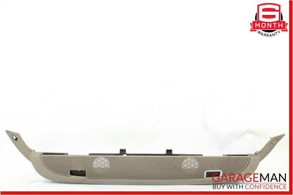 03-08 Mercedes R230 SL500 SL600 Rear Deck Shelf Speaker Trim Cover Panel Beige