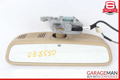 07-09 Mercedes W221 S550 S63 AMG S450 Interior Rear View Mirror Cover Assy Brown