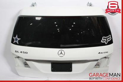 13-16 Mercedes X166 GL450 GL350 Trunk Lid Liftgate Tailgate Hatch Shell WhiteOEM