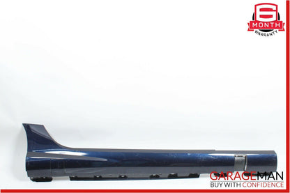 12-16 Mercedes R172 SLK350 AMG Sport Right Side Rocker Skirt Molding Panel Blue