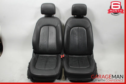 12-18 Audi A6 Front Right & Left Complete Seat Set of 2 Pc Black OEM