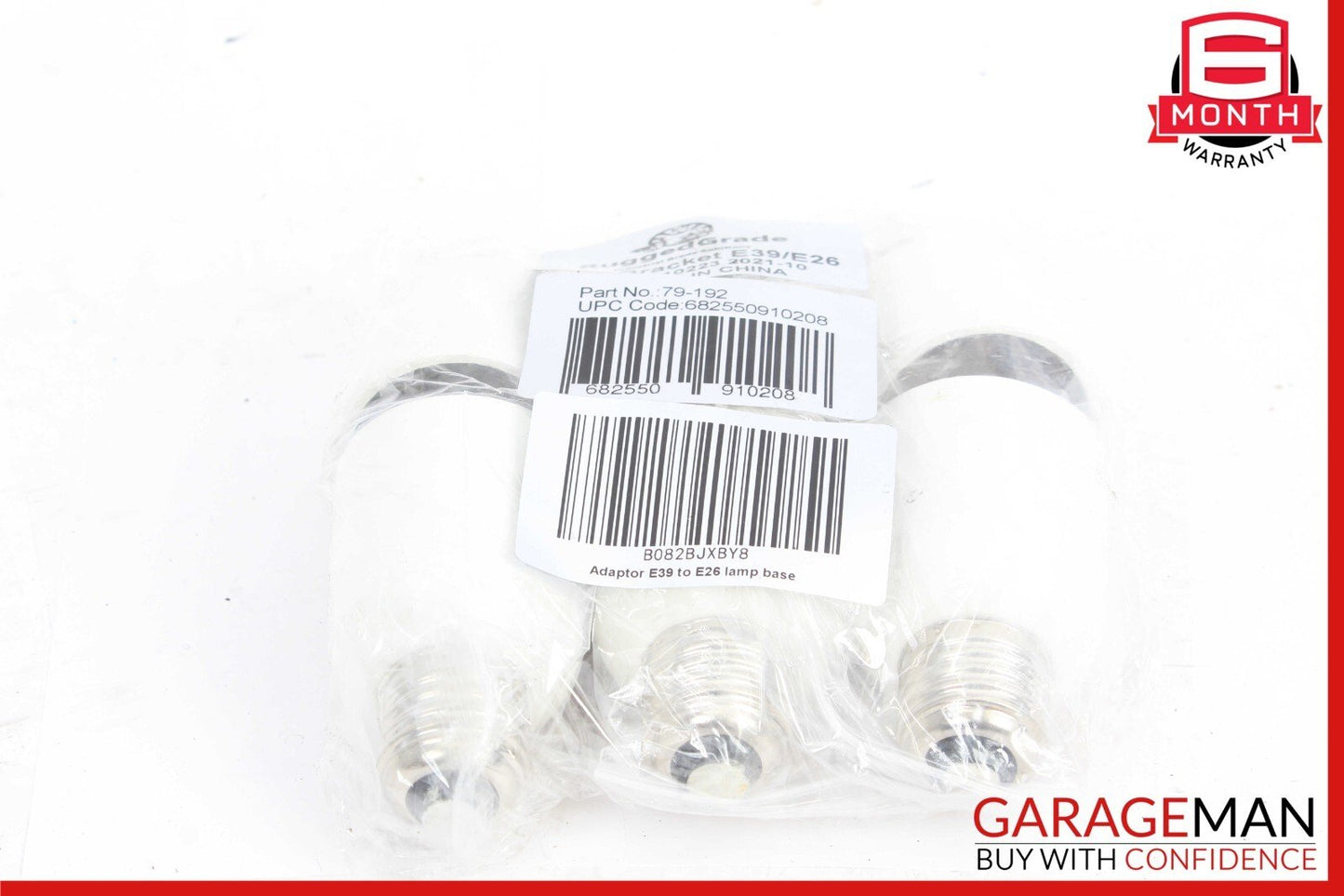 RuggedGrade LED Bracket Adapter E39/E26 E39 to E26 Lamp Base Light Bulb Set of 6