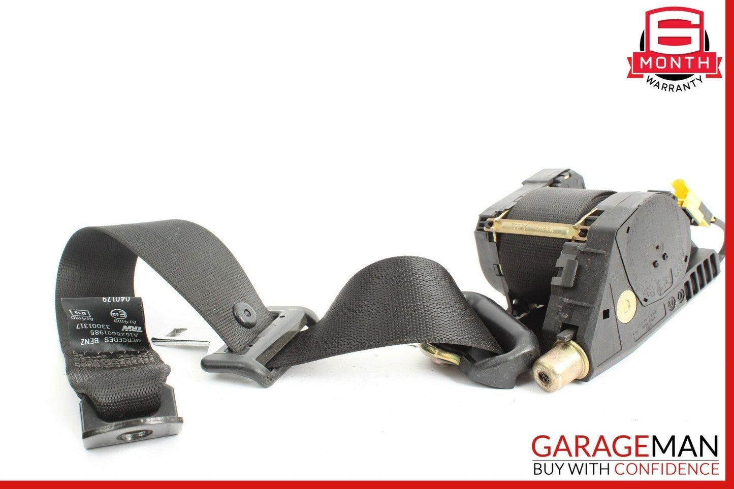 98-05 Mercedes W163 ML350  Rear Left Driver Side Seat Belt Retractor Black OEM
