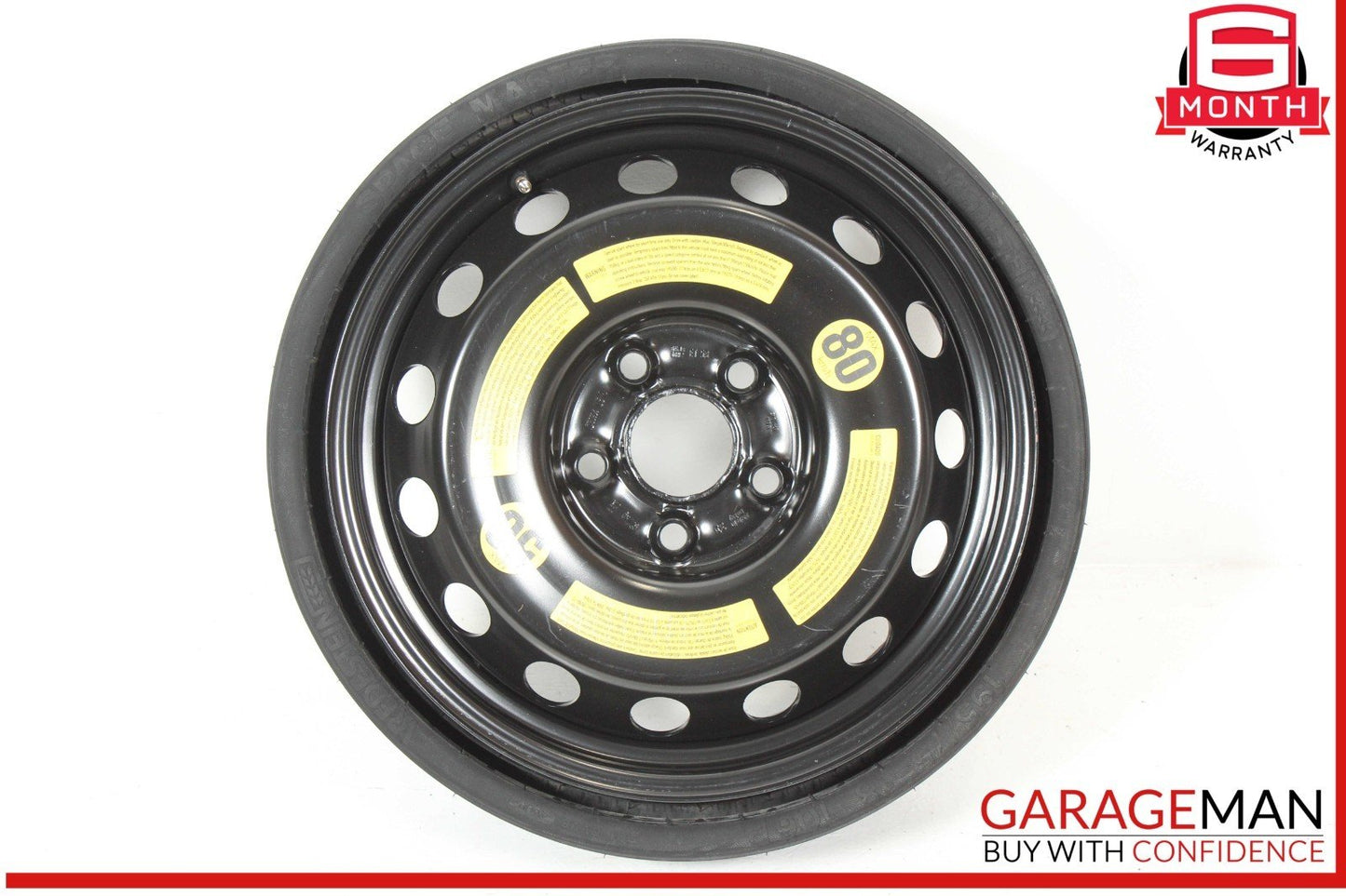 07-15 Audi Q7 Emergency Spare Wheel Rim Tire 6.5 x 18 H2 ET53 OEM