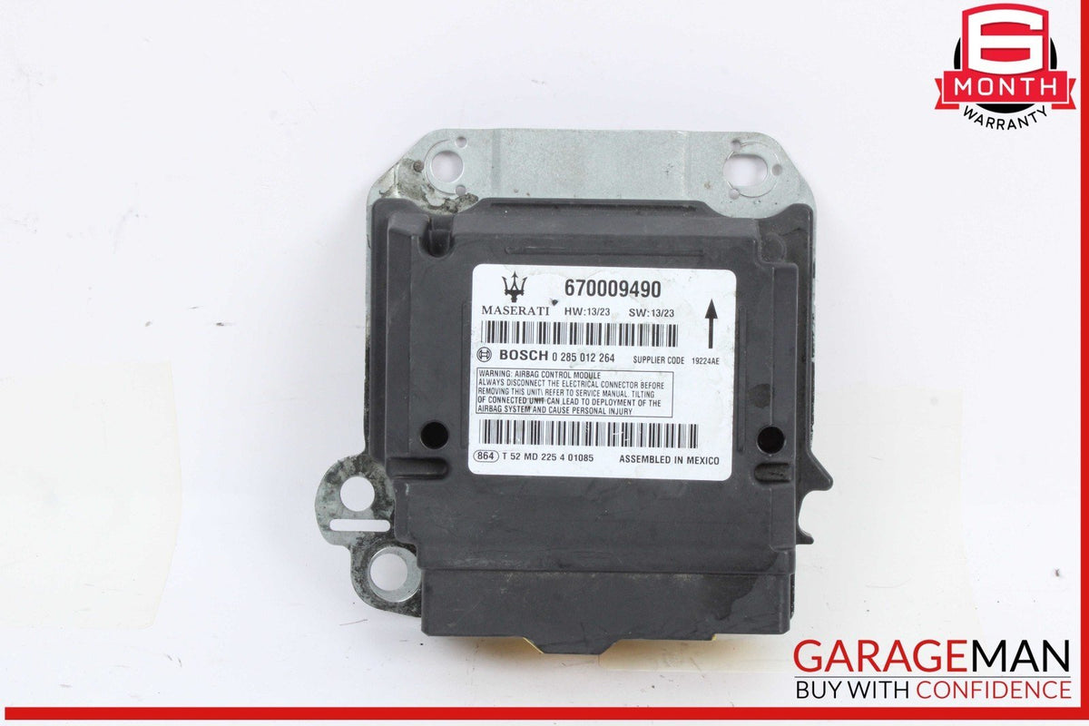 14-17 Maserati Quattroporte S Restraint Sensor Control Module Unit 670009490 OEM