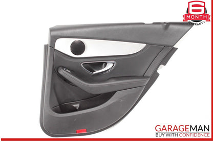 15-21 Mercedes W205 C300 350e C400 Rear Right Side Interior Door Panel OEM