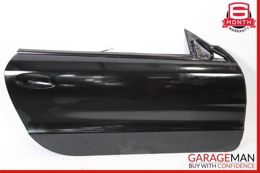 03-12 Mercedes R230 SL550 Front Right Side Exterior Door Shell Frame Panel Black