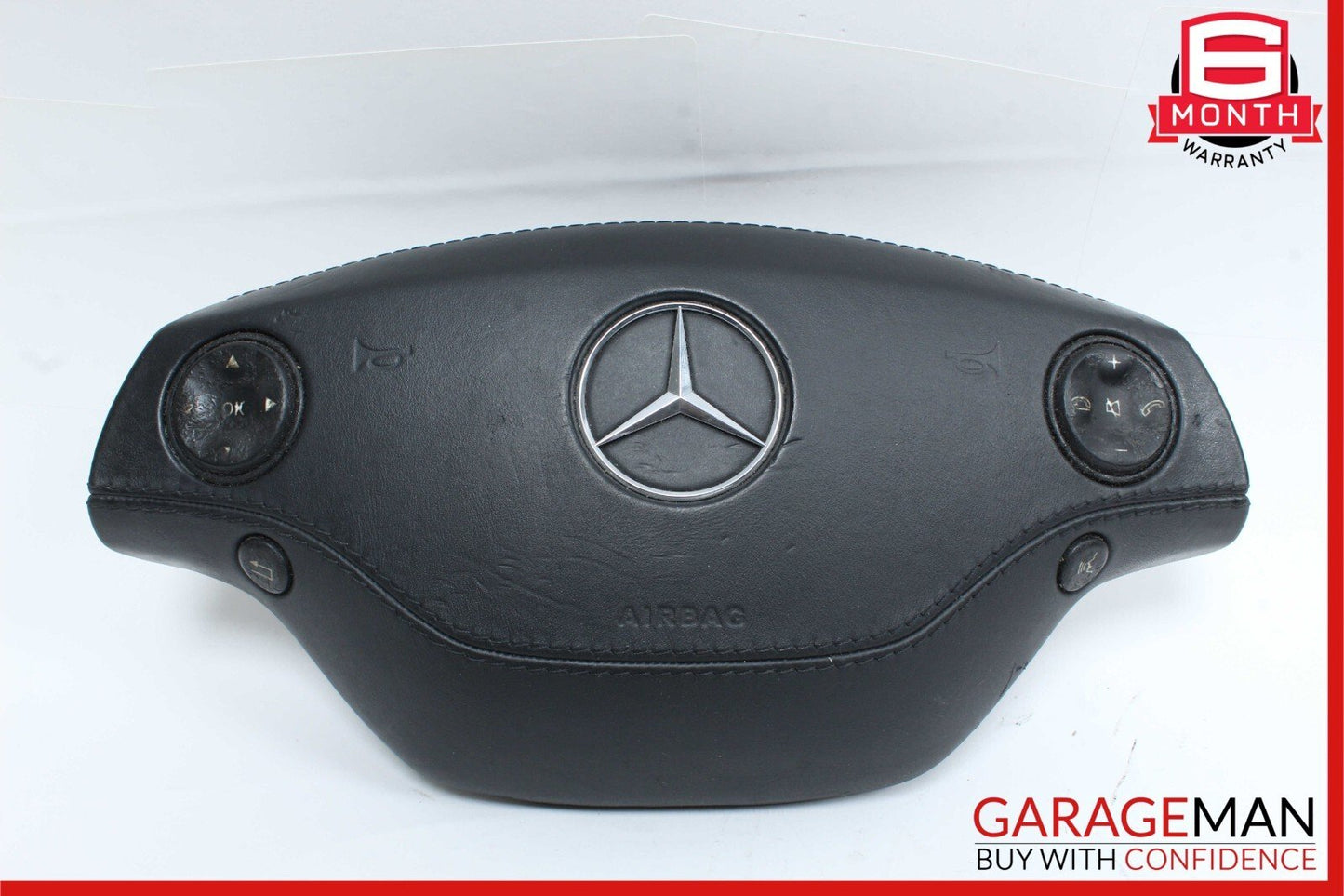 07-10 Mercedes W216 CL550 S550 Steering Wheel Airbag Air Bag Assembly Black