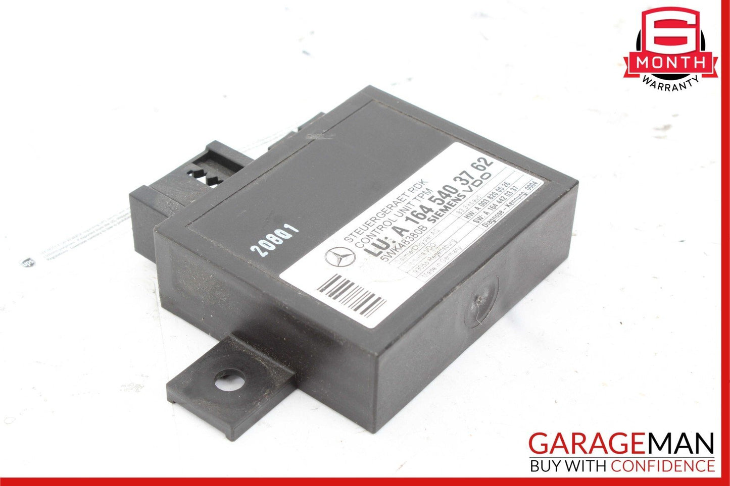 06-12 Mercedes W211 E350 SL550 CLS550 TPMS Tire Pressure Control 1645403762 OEM