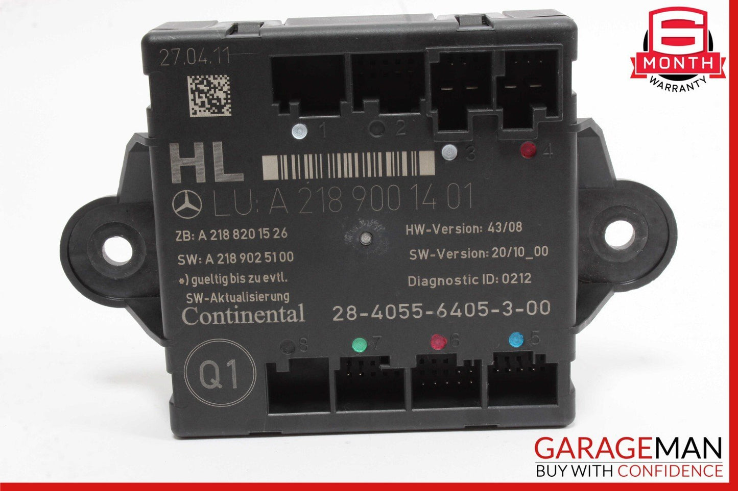 08-18 Mercedes E550 E350 CLS500 C300 Rear Left Side Door Control Module OEM
