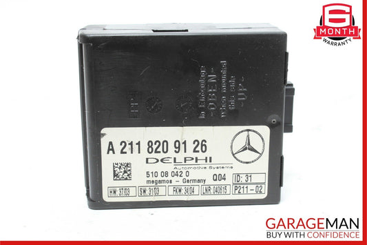 Mercedes SL500 SLK280 CL500 E320 CLK500 S500 Anti Theft Alarm Module Unit