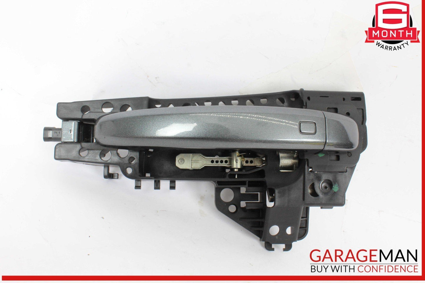 14-17 Audi SQ5 Rear Left Driver Side Exterior Door Handle Gray OEM