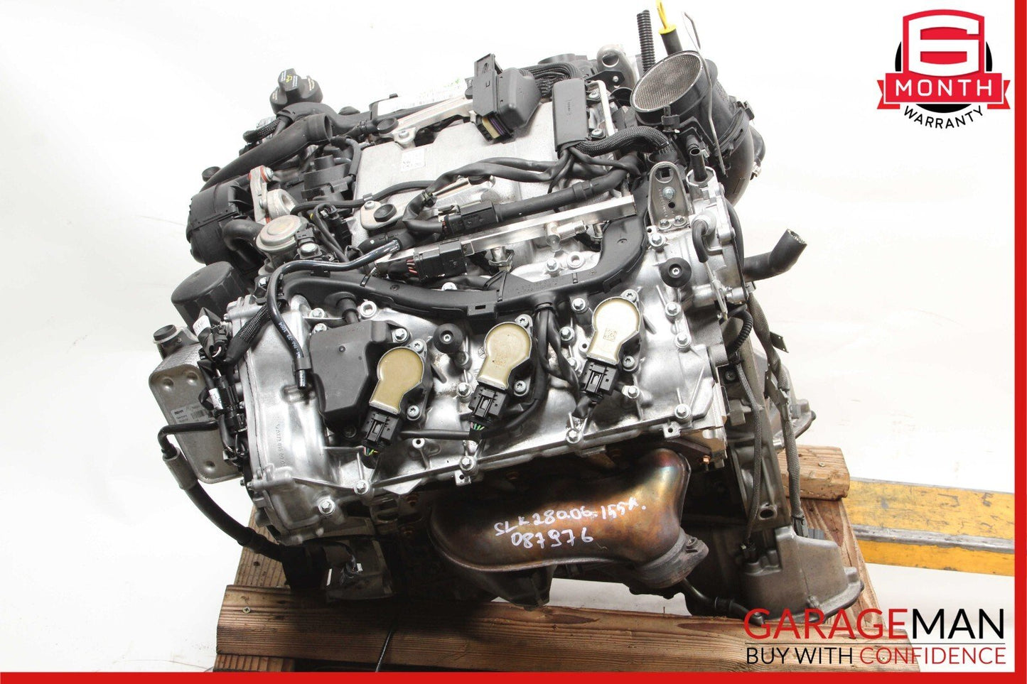 06-11 Mercedes R171 SLK280 C300 Engine Motor Block Assembly 3.0L M272 RWD 155k