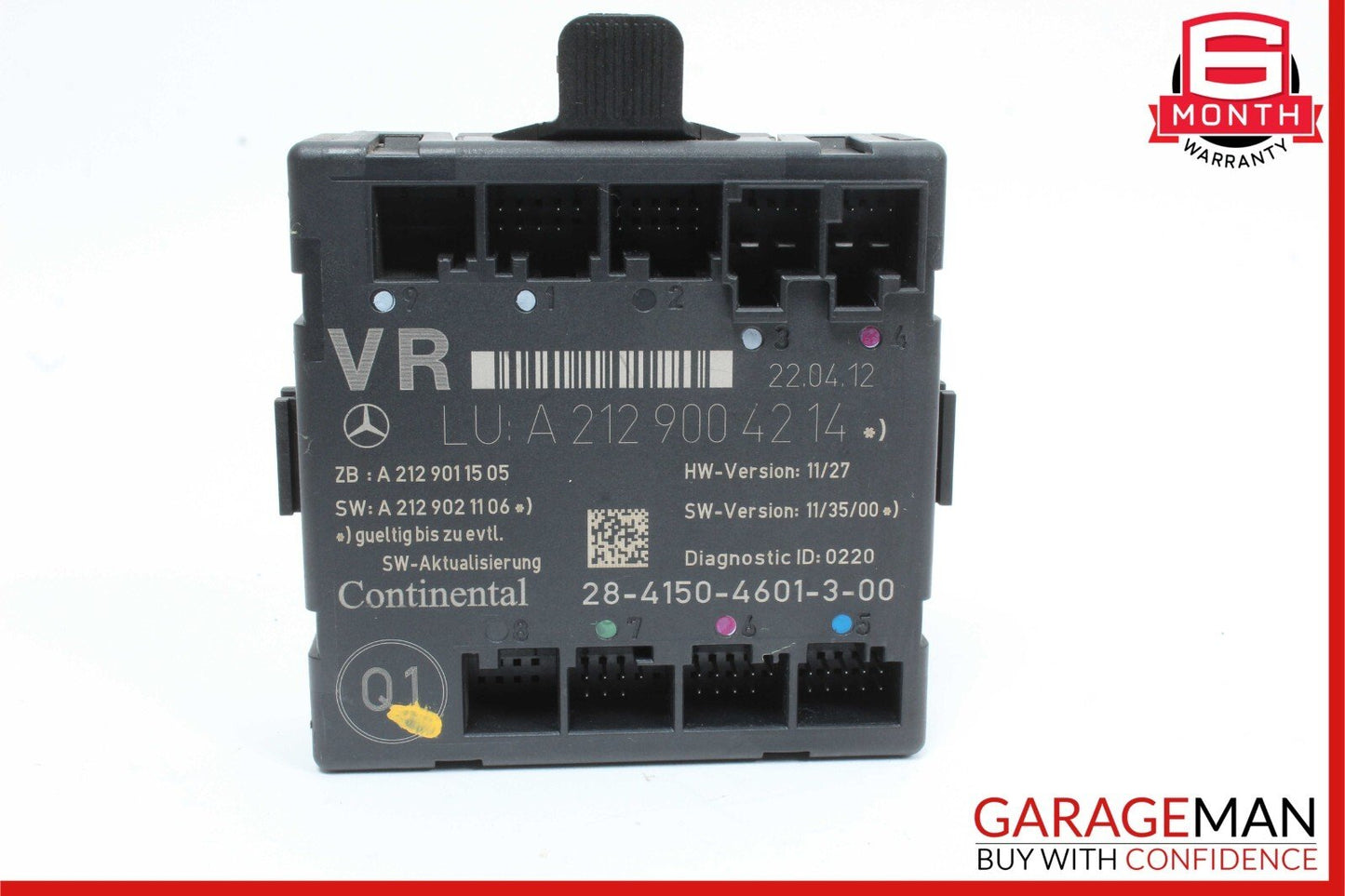 08-18 Mercedes SLK250 CLS400 E400 C350 Front Right Side Door Control Module Unit