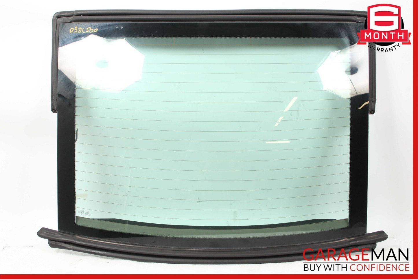 03-11 Mercedes R230 SL500 Rear Windshield Back Window Auto Glass Panel Clear