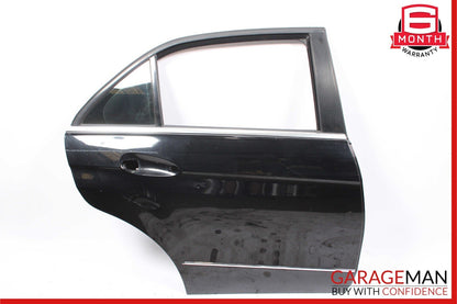 10-16 Mercedes W212 E500 Rear Right Passenger Side Exterior Door Shell Black OEM