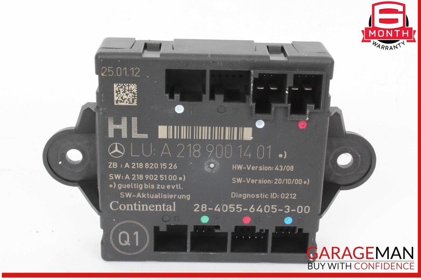 08-18 Mercedes W218 CLS550 C300 E550 Rear Left Side Door Control Module Unit