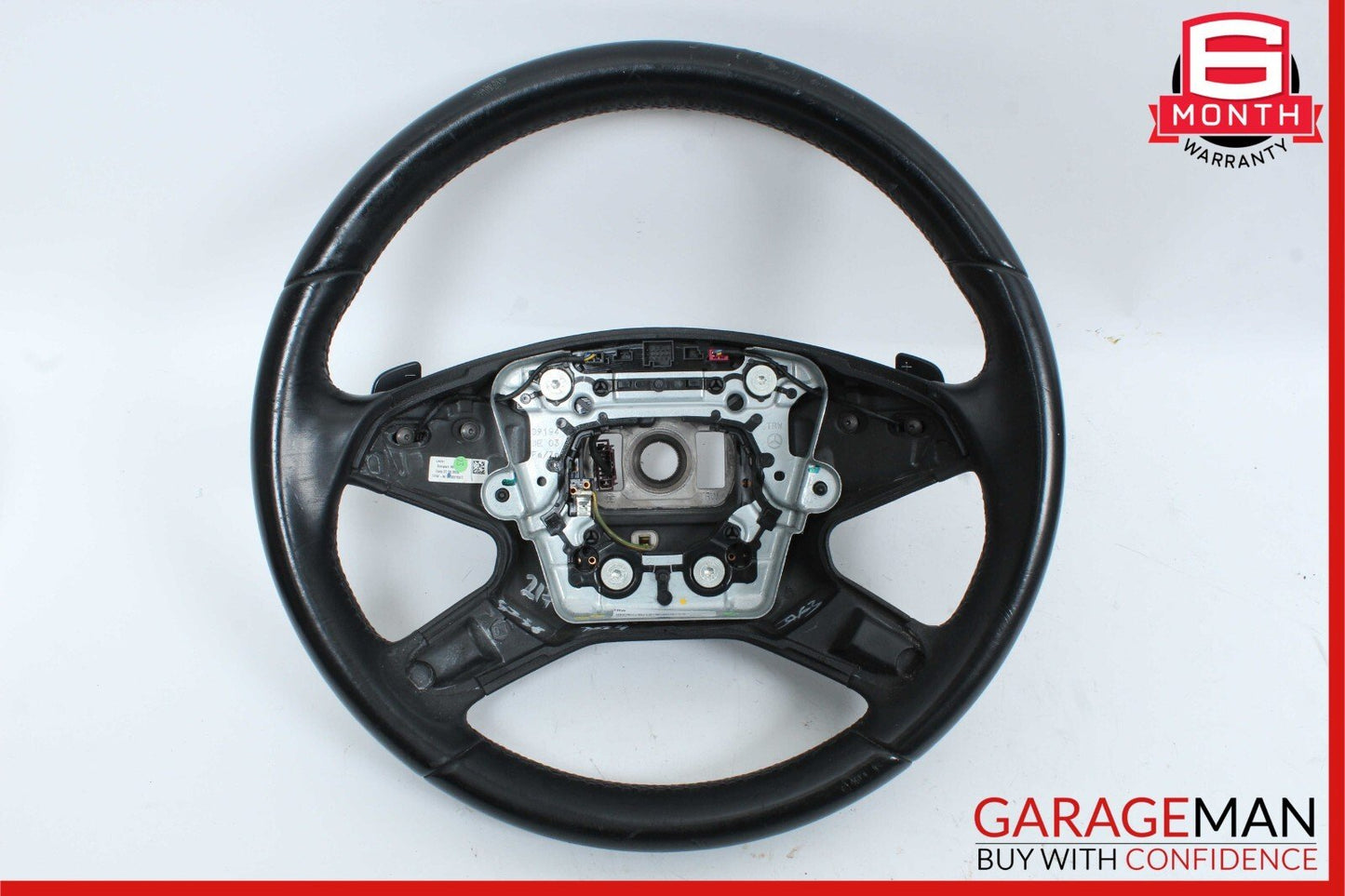 10-13 Mercedes W212 E350 E550 E400 Steering Wheel w/ Paddle Shifters Black OEM