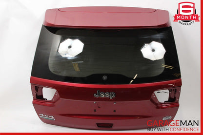 14-17 Jeep Grand Cherokee Rear Trunk Hatch Tailgate Lift Gate Glass Assy Red OEM