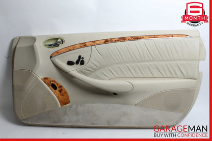 03-05 Mercedes W209 CLK500 Convertible Right Passenger Interior Door Panel Beige