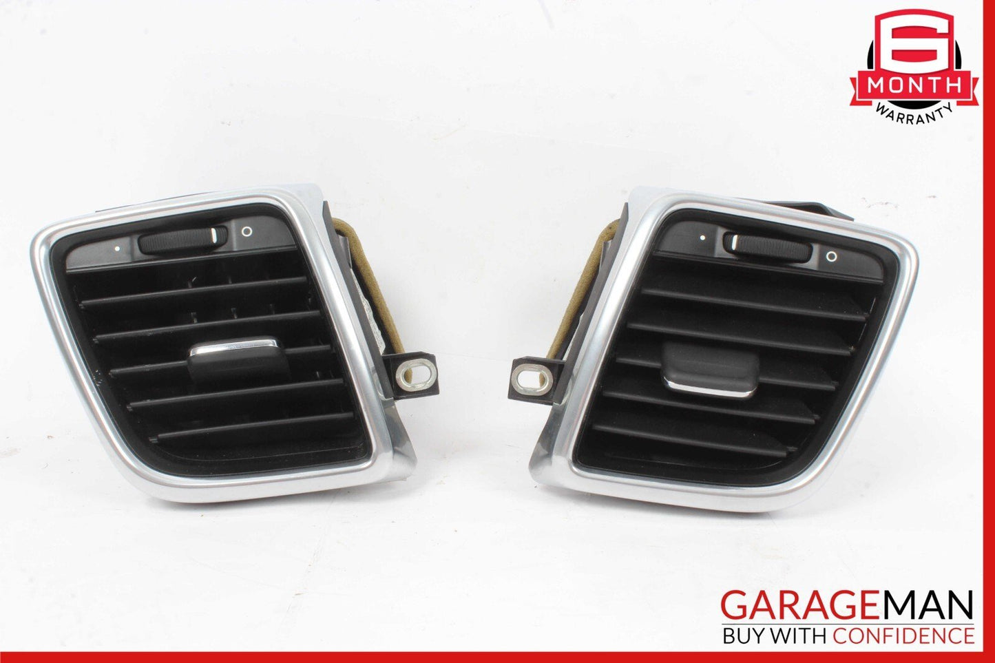 10-16 Porsche Panamera 970 Front Center Left & Right Inner Dash AC Vent Set OEM
