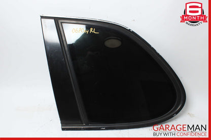 03-10 Porsche Cayenne Turbo 955 Rear Left Driver Door Quarter Window Glass OEM