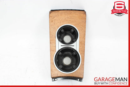 06-12 Mercedes X164 GL450 ML350 Front Center Console Cup Holder Compartment Wood