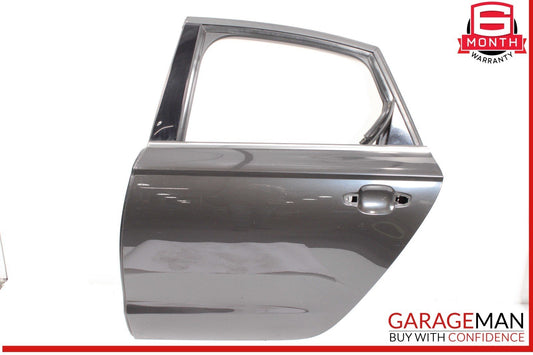 12-18 Audi A6 Rear Left Driver Side Exterior Door Shell Frame Panel OEM