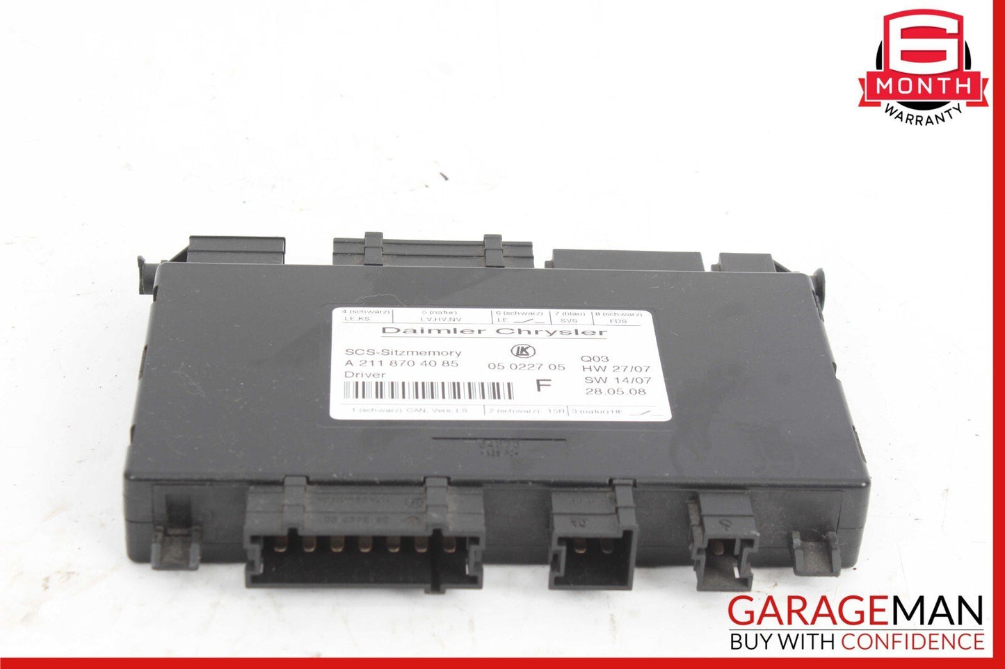 03-13 Mercedes W211 E350 R350 GL550 Front Left Side Seat Control Module Unit OEM