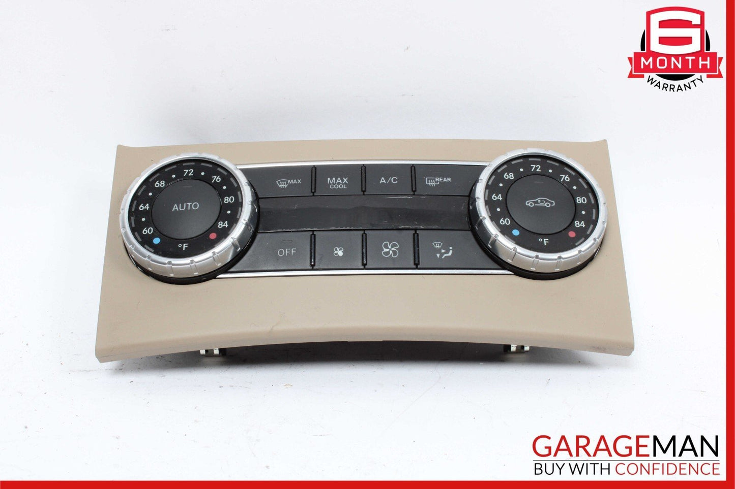 12-14 Mercedes W204 C250 C63 AC A/C Heater Climate Control Switch Trim Assembly
